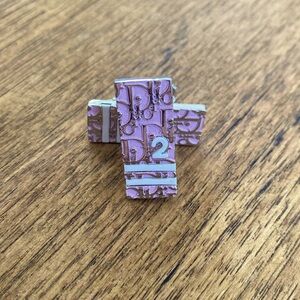 Dior Pink Enamel Trotter Earrings